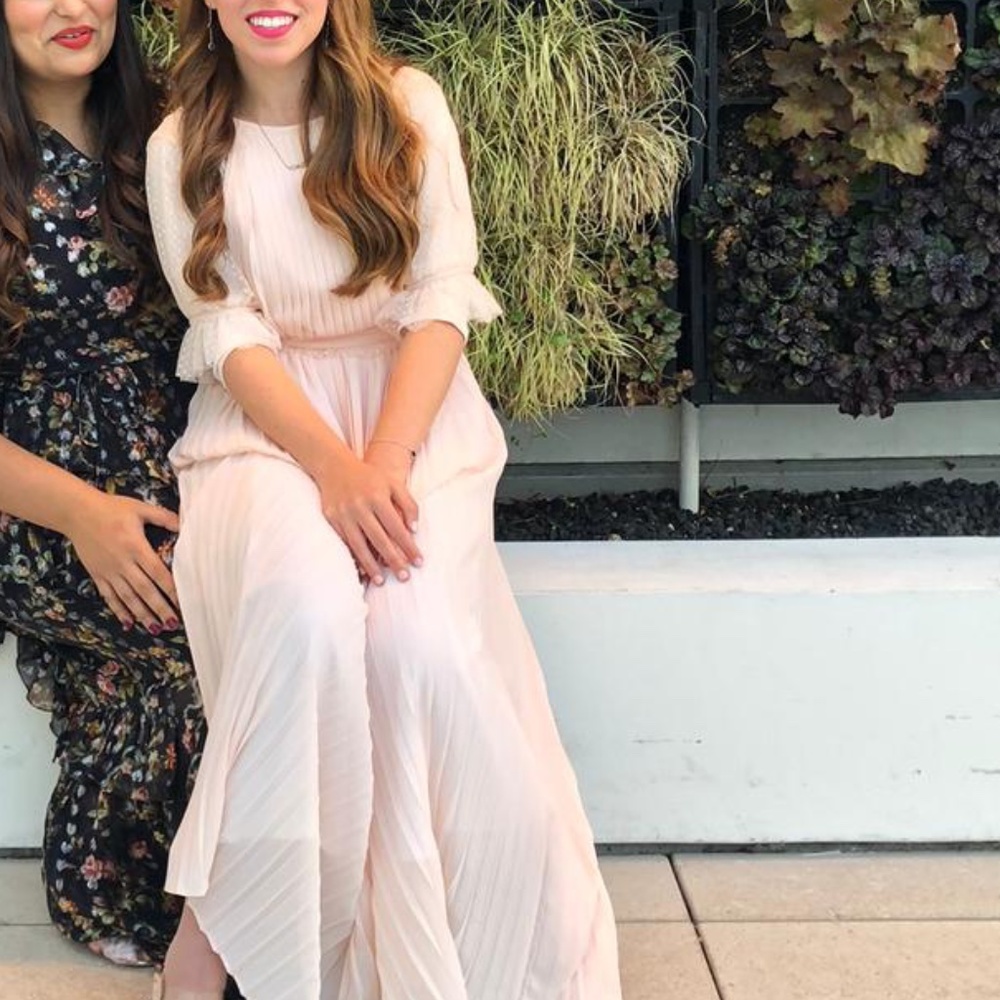 Light Pink ASOS Bridesmaid Dress